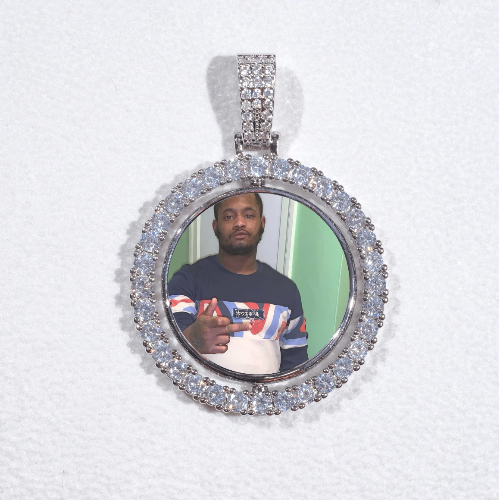3D Spinning 2-Faced Custom Picture Pendant