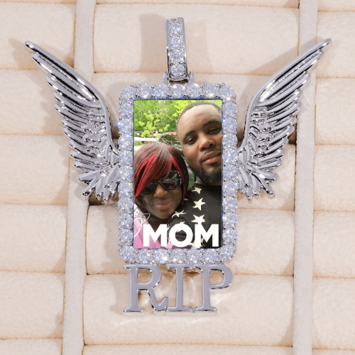 RIP WING 3D CUSTOM PICTURE PENDANT