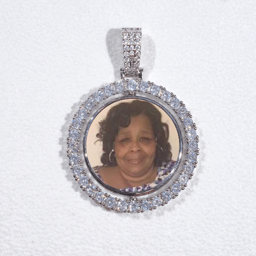3D Spinning 2-Faced Custom Picture Pendant