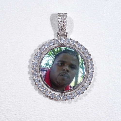 3D Spinning 2-Faced Custom Picture Pendant