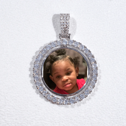 3D Spinning 2-Faced Custom Picture Pendant