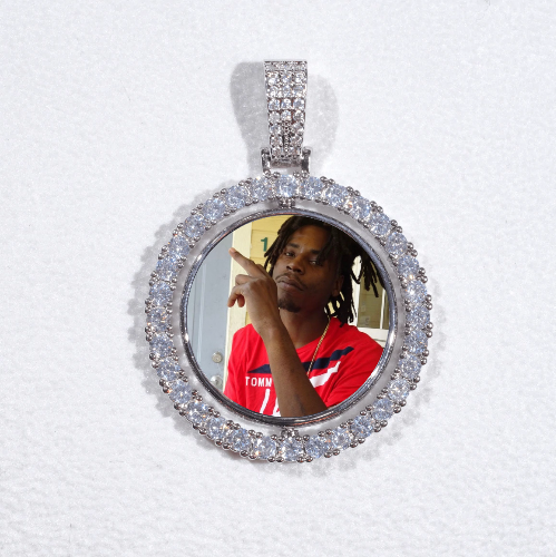 3D Spinning 2-Faced Custom Picture Pendant