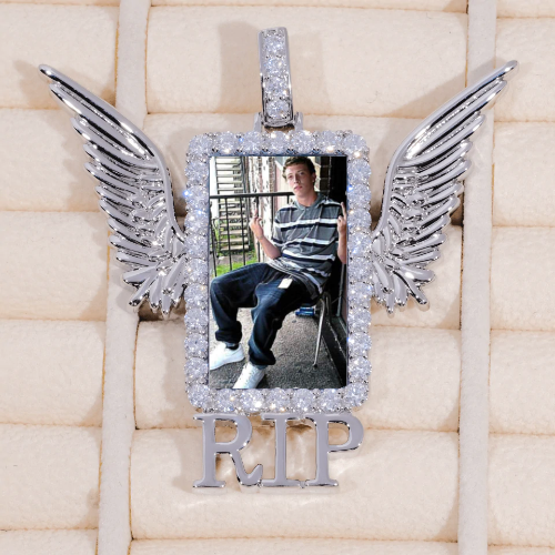 RIP WING 3D CUSTOM PICTURE PENDANT