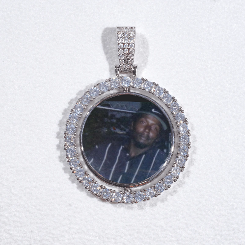 3D Spinning 2-Faced Custom Picture Pendant