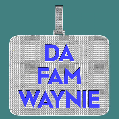 CUSTOM LETTER NECKLACE 3D BIG SQUARE