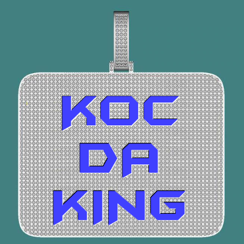 CUSTOM LETTER NECKLACE 3D BIG SQUARE