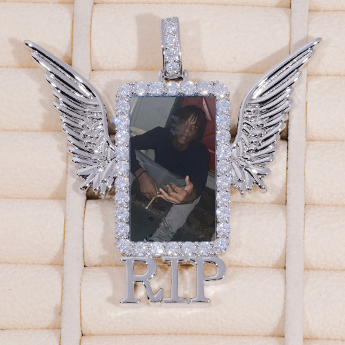 RIP WING 3D CUSTOM PICTURE PENDANT