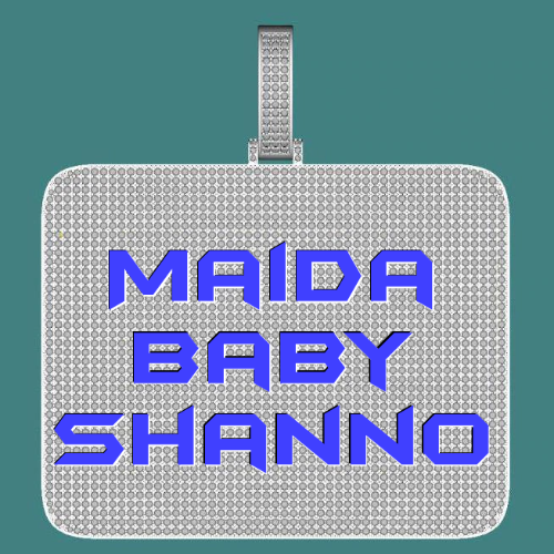 CUSTOM LETTER NECKLACE 3D BIG SQUARE