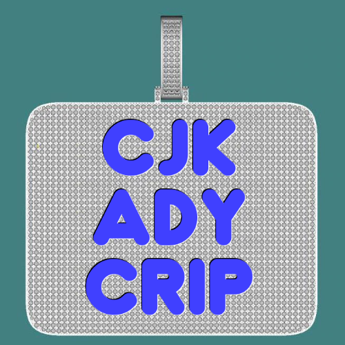 CUSTOM LETTER NECKLACE 3D BIG SQUARE