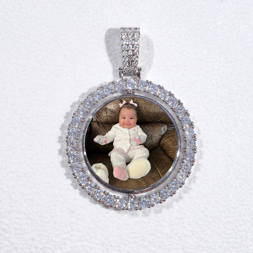 3D Spinning 2-Faced Custom Picture Pendant