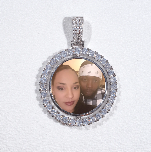 3D Spinning 2-Faced Custom Picture Pendant