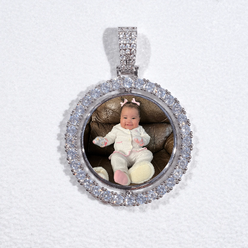 3D Spinning 2-Faced Custom Picture Pendant