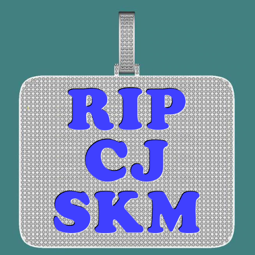 CUSTOM LETTER NECKLACE 3D BIG SQUARE