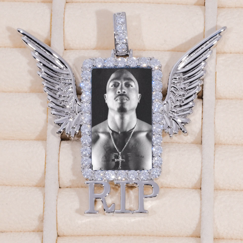 RIP WING 3D CUSTOM PICTURE PENDANT