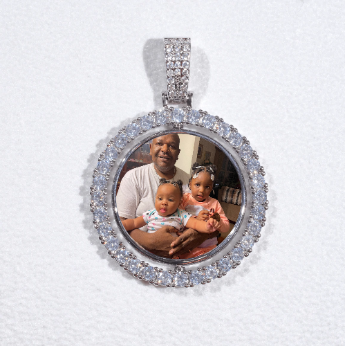 3D Spinning 2-Faced Custom Picture Pendant