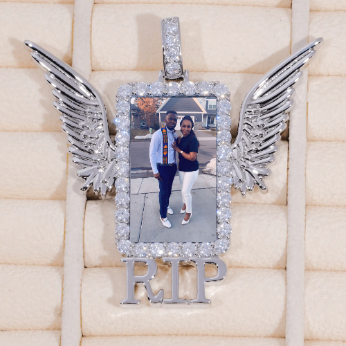 RIP WING 3D CUSTOM PICTURE PENDANT