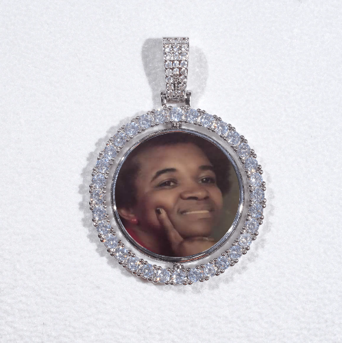 3D Spinning 2-Faced Custom Picture Pendant