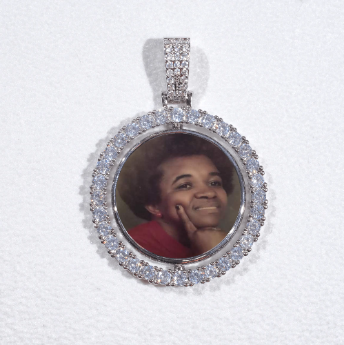 3D Spinning 2-Faced Custom Picture Pendant