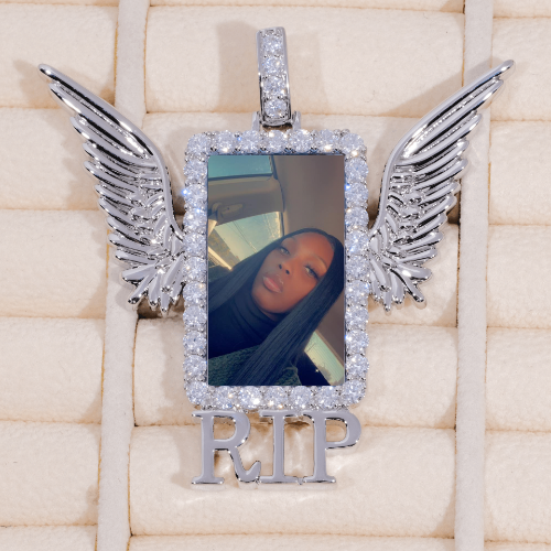 RIP WING 3D CUSTOM PICTURE PENDANT