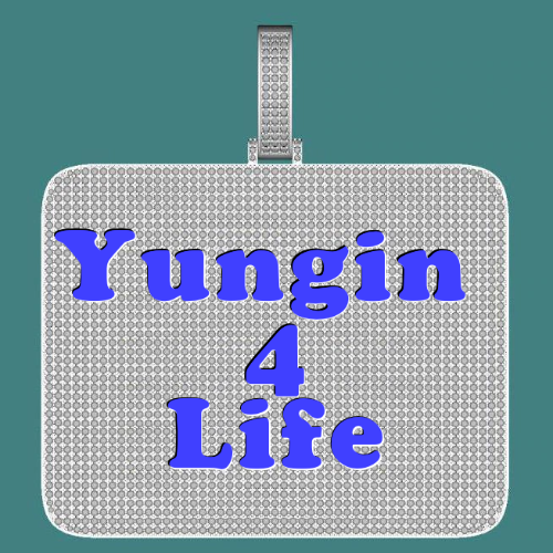 CUSTOM LETTER NECKLACE 3D BIG SQUARE