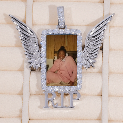 RIP WING 3D CUSTOM PICTURE PENDANT