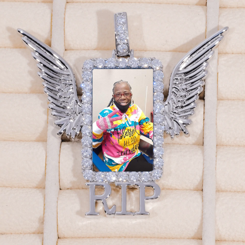 RIP WING 3D CUSTOM PICTURE PENDANT