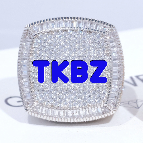 CUSTOM LETTER 3D ICED RING
