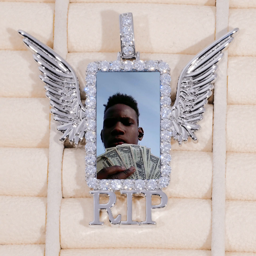 RIP WING 3D CUSTOM PICTURE PENDANT