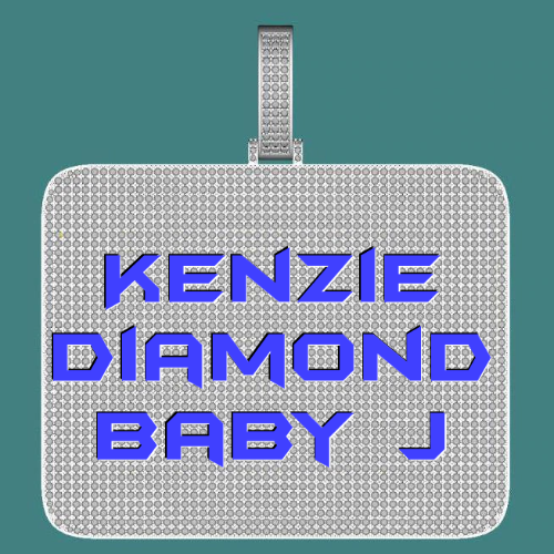 CUSTOM LETTER NECKLACE 3D BIG SQUARE