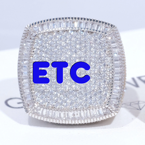 CUSTOM LETTER 3D ICED RING