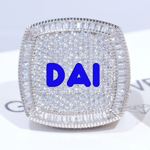CUSTOM LETTER 3D ICED RING