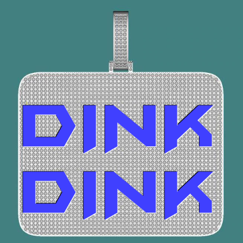 CUSTOM LETTER NECKLACE 3D BIG SQUARE