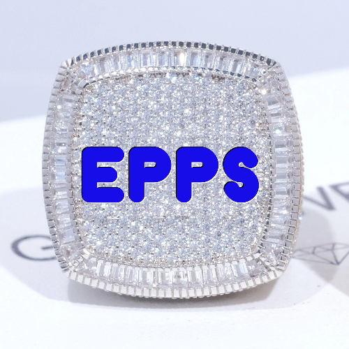 CUSTOM LETTER 3D ICED RING