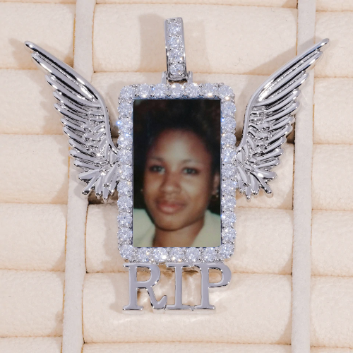 RIP WING 3D CUSTOM PICTURE PENDANT
