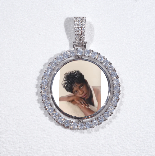 3D Spinning 2-Faced Custom Picture Pendant