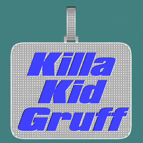 CUSTOM LETTER NECKLACE 3D BIG SQUARE