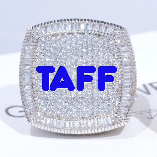 CUSTOM LETTER 3D ICED RING