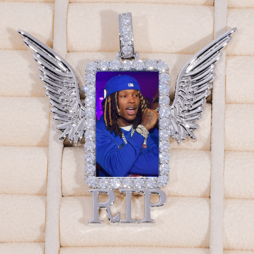 RIP WING 3D CUSTOM PICTURE PENDANT