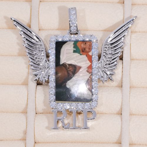 RIP WING 3D CUSTOM PICTURE PENDANT