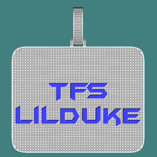 CUSTOM LETTER NECKLACE 3D BIG SQUARE