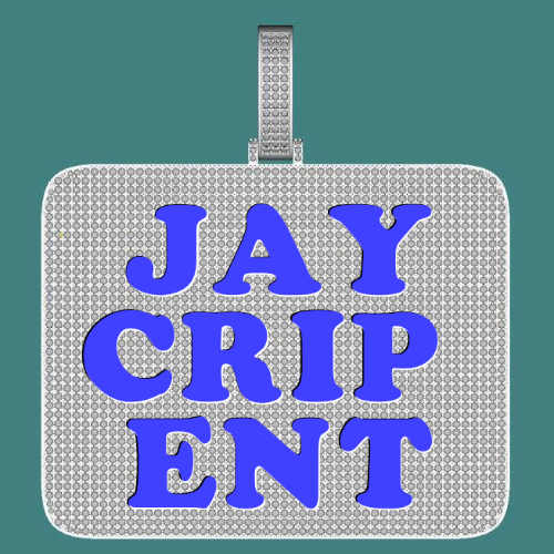 CUSTOM LETTER NECKLACE 3D BIG SQUARE