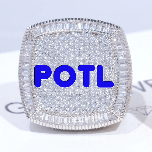CUSTOM LETTER 3D ICED RING