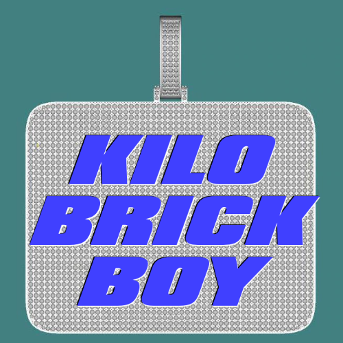 CUSTOM LETTER NECKLACE 3D BIG SQUARE