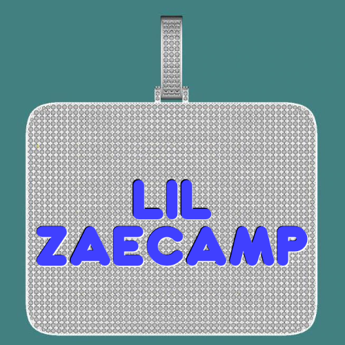 CUSTOM LETTER NECKLACE 3D BIG SQUARE