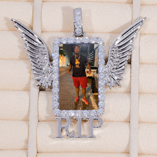 RIP WING 3D CUSTOM PICTURE PENDANT