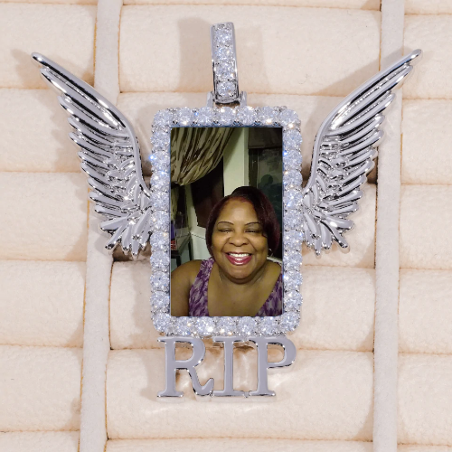 RIP WING 3D CUSTOM PICTURE PENDANT