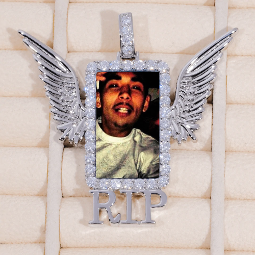 RIP WING 3D CUSTOM PICTURE PENDANT
