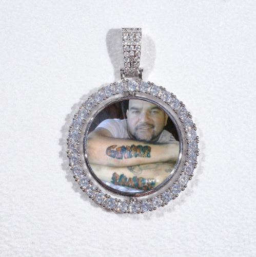 3D Spinning 2-Faced Custom Picture Pendant