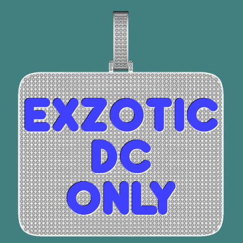 CUSTOM LETTER NECKLACE 3D BIG SQUARE