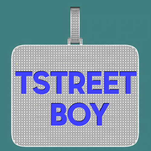 CUSTOM LETTER NECKLACE 3D BIG SQUARE